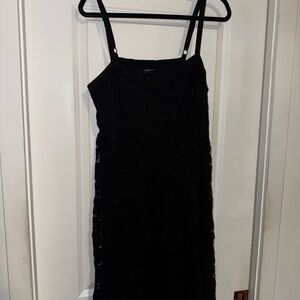 Torrid Elegant Black Lace Dress